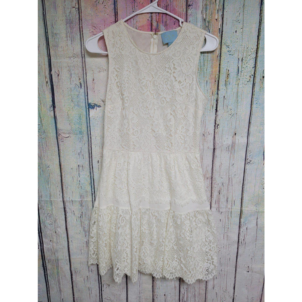 CeCe by Cynthia Steffe White lace dress‎